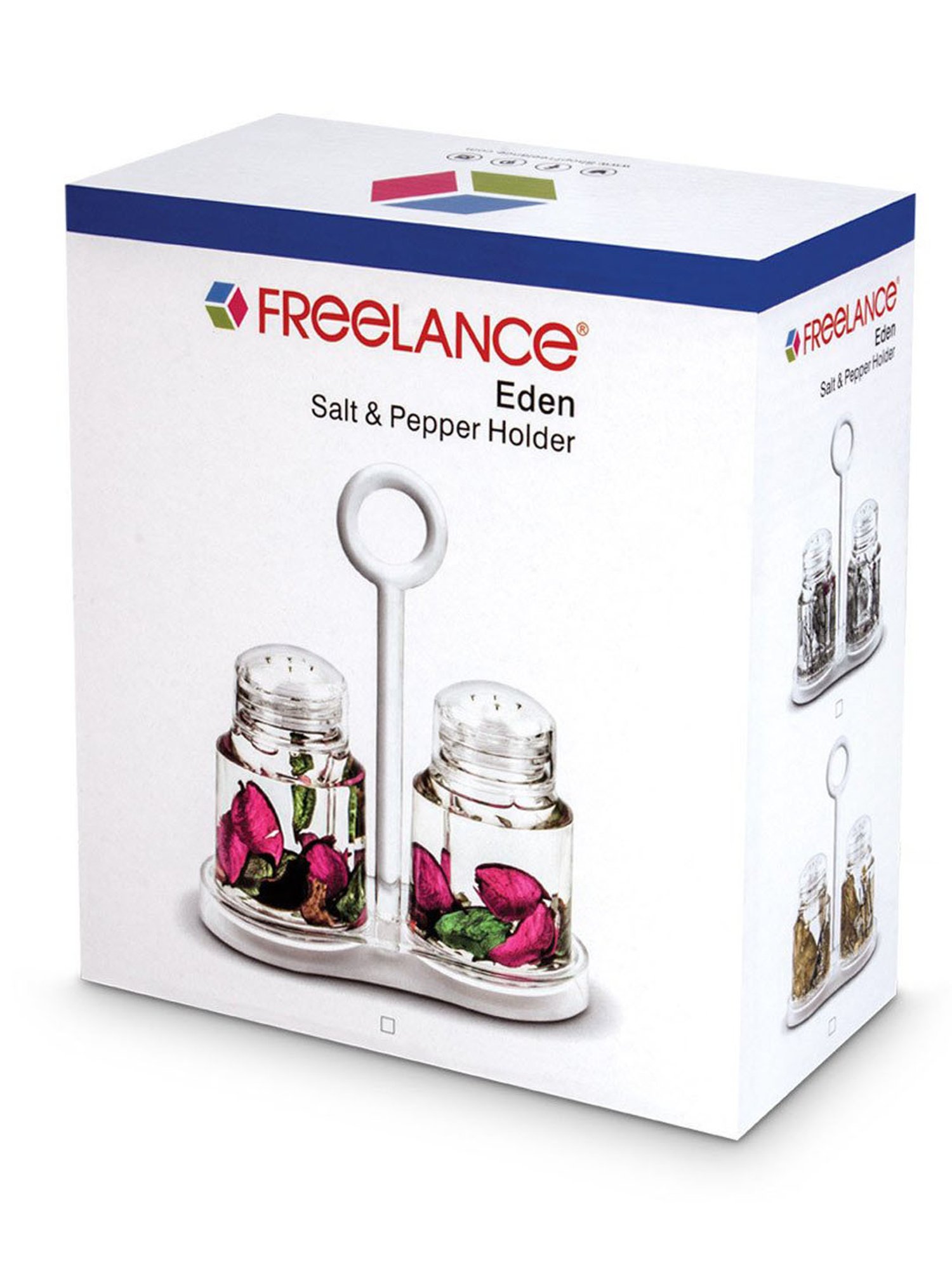 Freelance Blue Acrylic Set of 1 Kitchen Racks and Holders