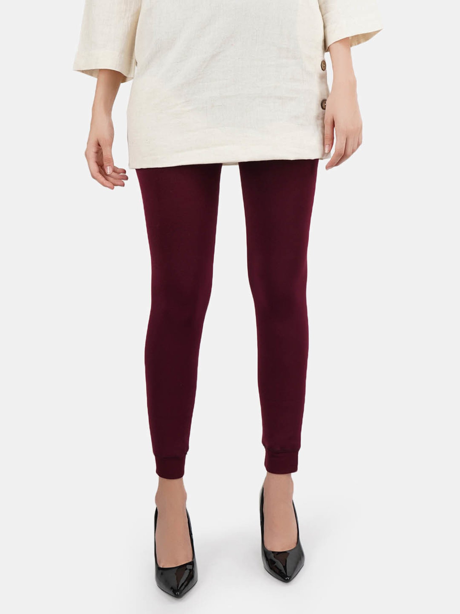 NEXT2SKIN Wine Regular Fit Leggings
