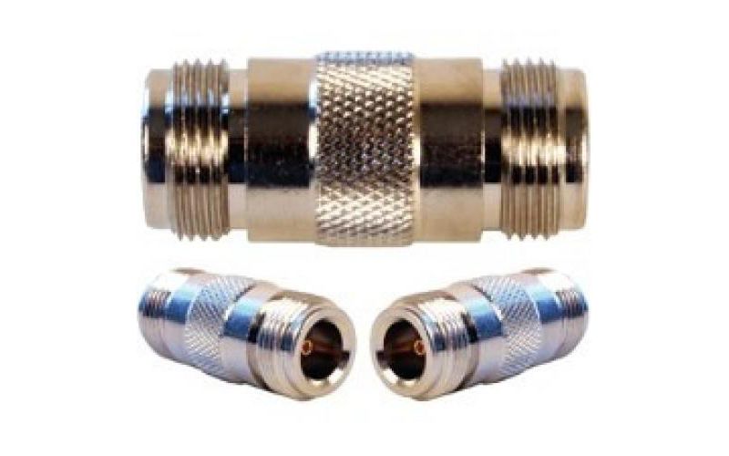 WilsonPro N-Female / N-Female Barrel Connector - 1 x N-Type Female Antenna - 1 x N-Type Female Antenna