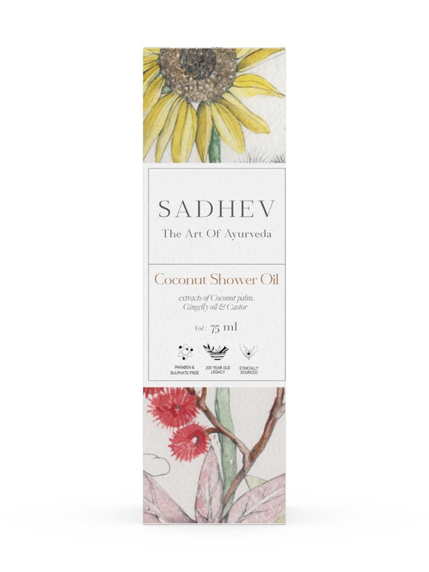 SADHEV The Art Of Ayurveda Coconut Shower Oil - 75 ml