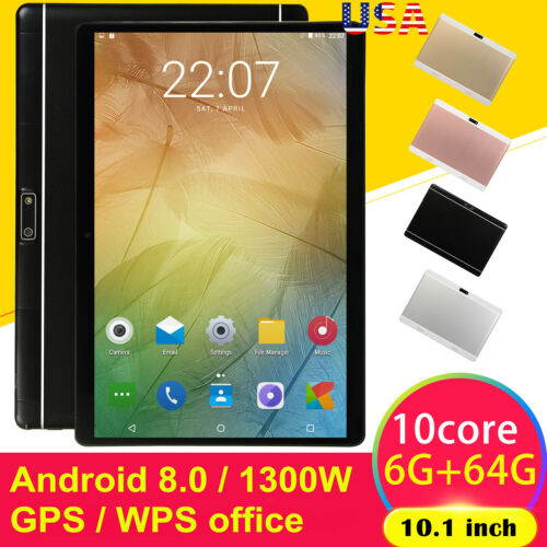 10.1 Inch HD Game Tablet Computer PC Android 8.0 Ten-Core GPS WIFI Dual Camera
