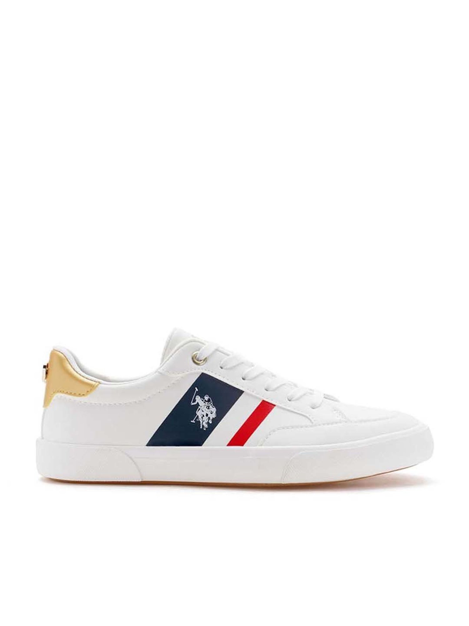 U.S. Polo Assn. Women's White Sneakers