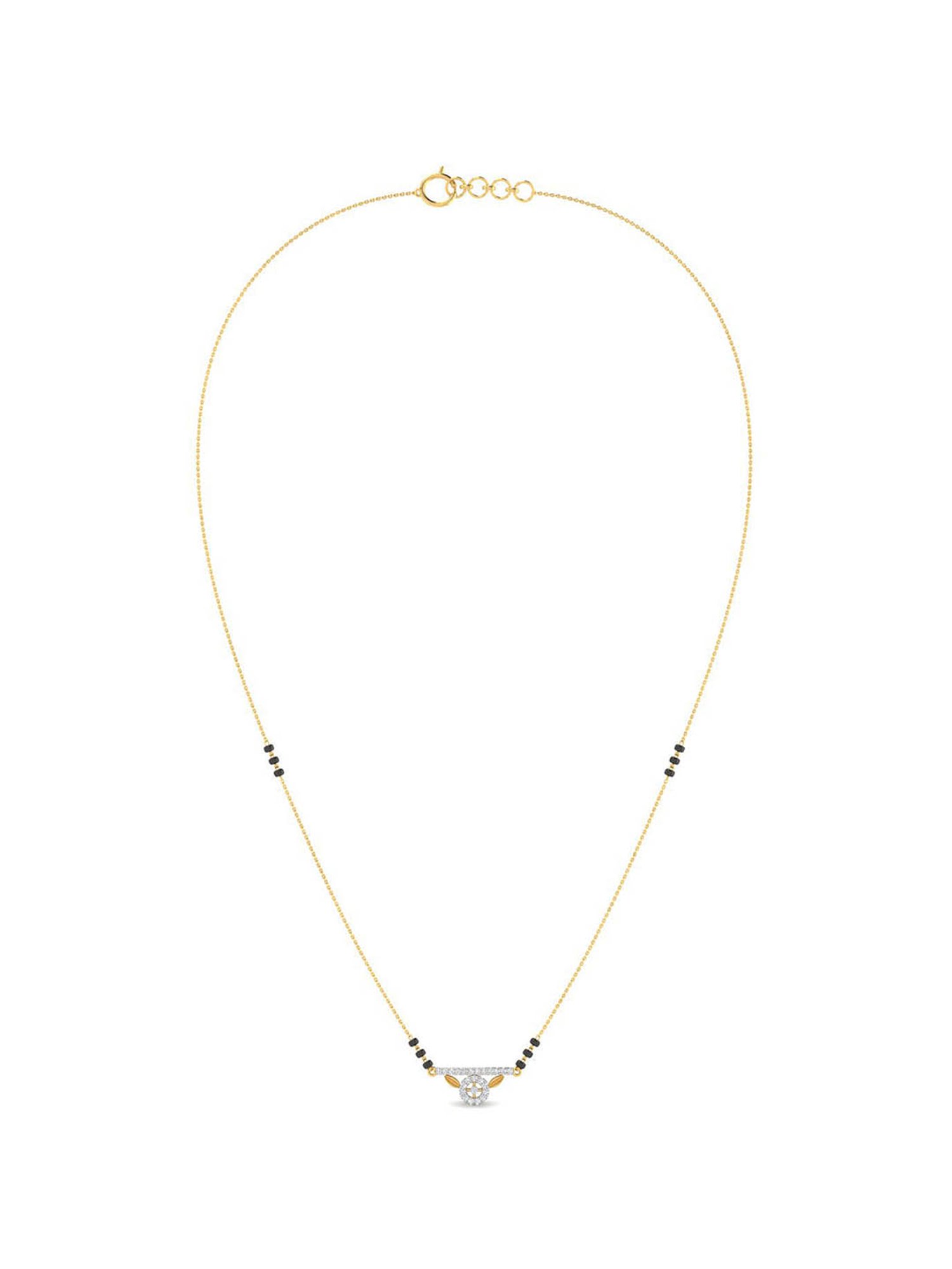 Waman Hari Pethe Jewellers 18k Gold & Diamond Mangalsutra for Women