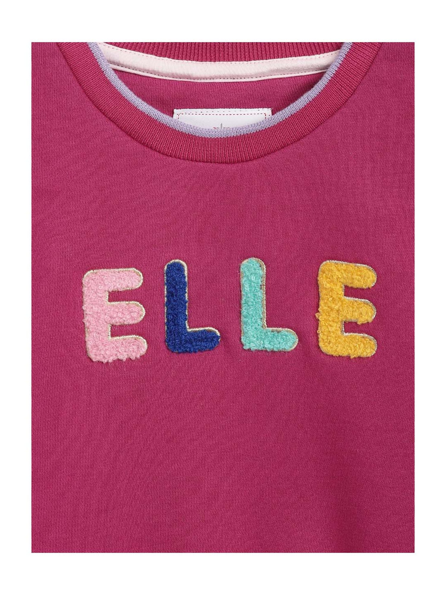 Elle Kids Magenta Regular Fit Sweatshirt