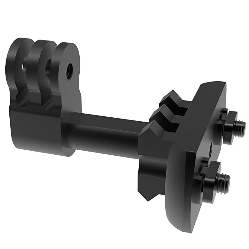 MLOK GoPro Mount 2 in 1 Side Gun Rail Mount for GoPro and Mlok Picatinny Rail 90 Degree Camera Mount for Mlok System