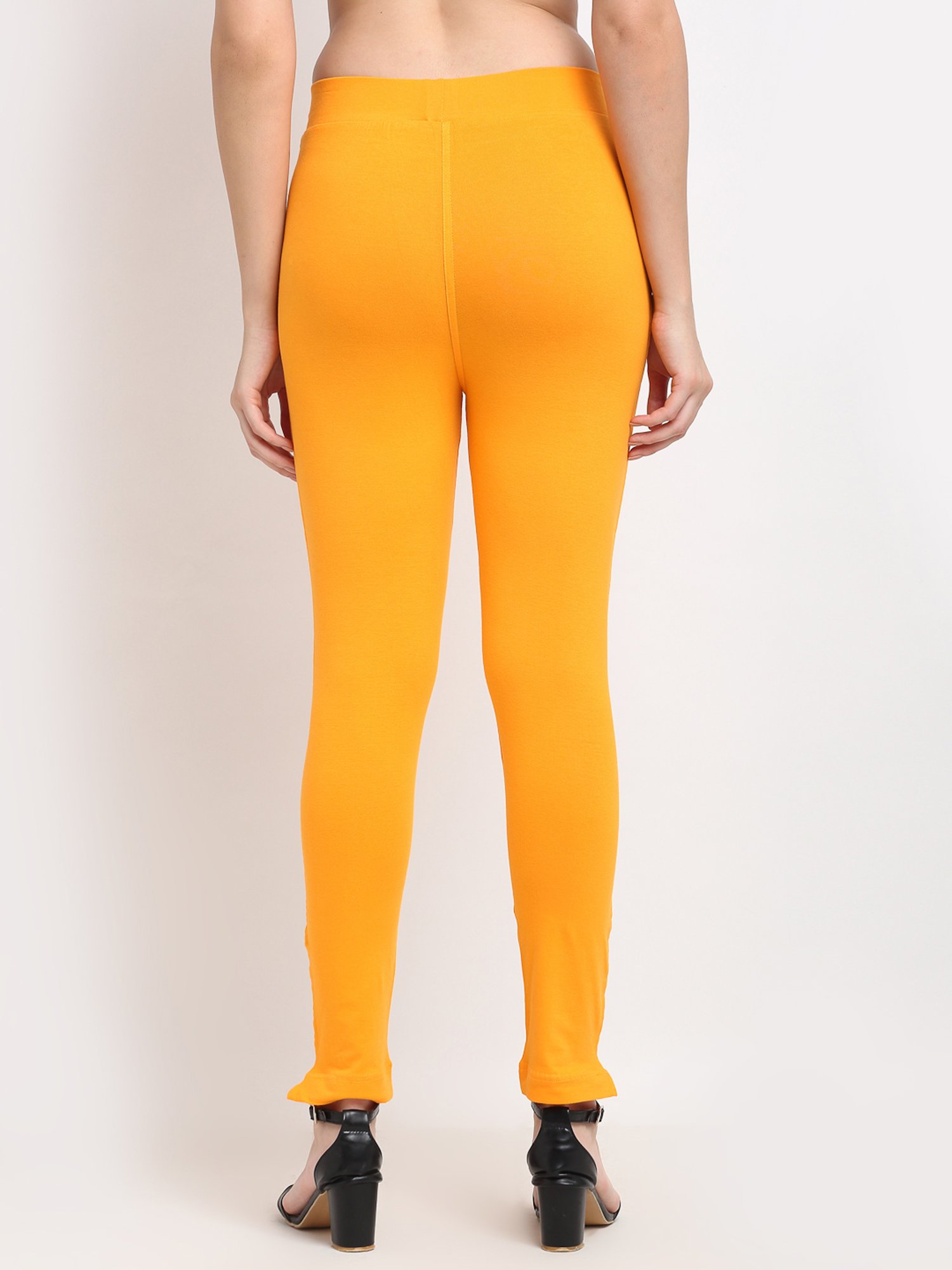 TAG 7 Olive Green & Yellow Cotton Pants - Pack Of 2