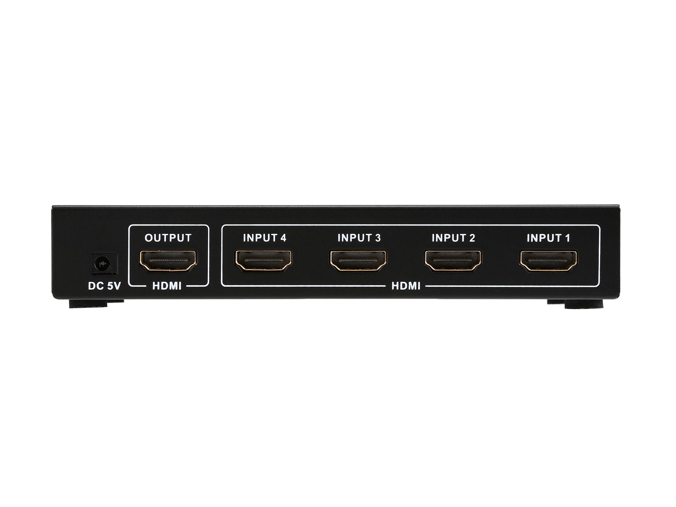 Coboc HD2SW4X1 4X1 4 Ports 4 In 1 out HDMI 2.0&nbsp; Amplified Powered&nbsp; Aluminum Housing Switch switcher w/&nbsp; 4K2K@60Hz 3D HDCP&nbsp; Supports - 4K*2K 2160p