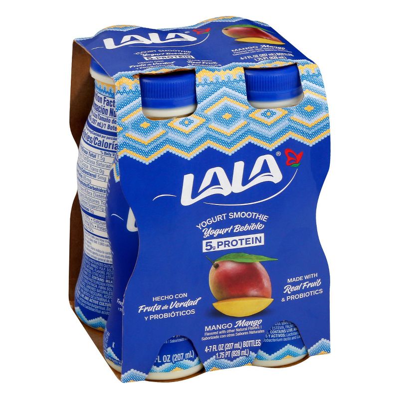 LaLa Tropical Mango Yogurt Smoothie - 7 fl oz/4ct