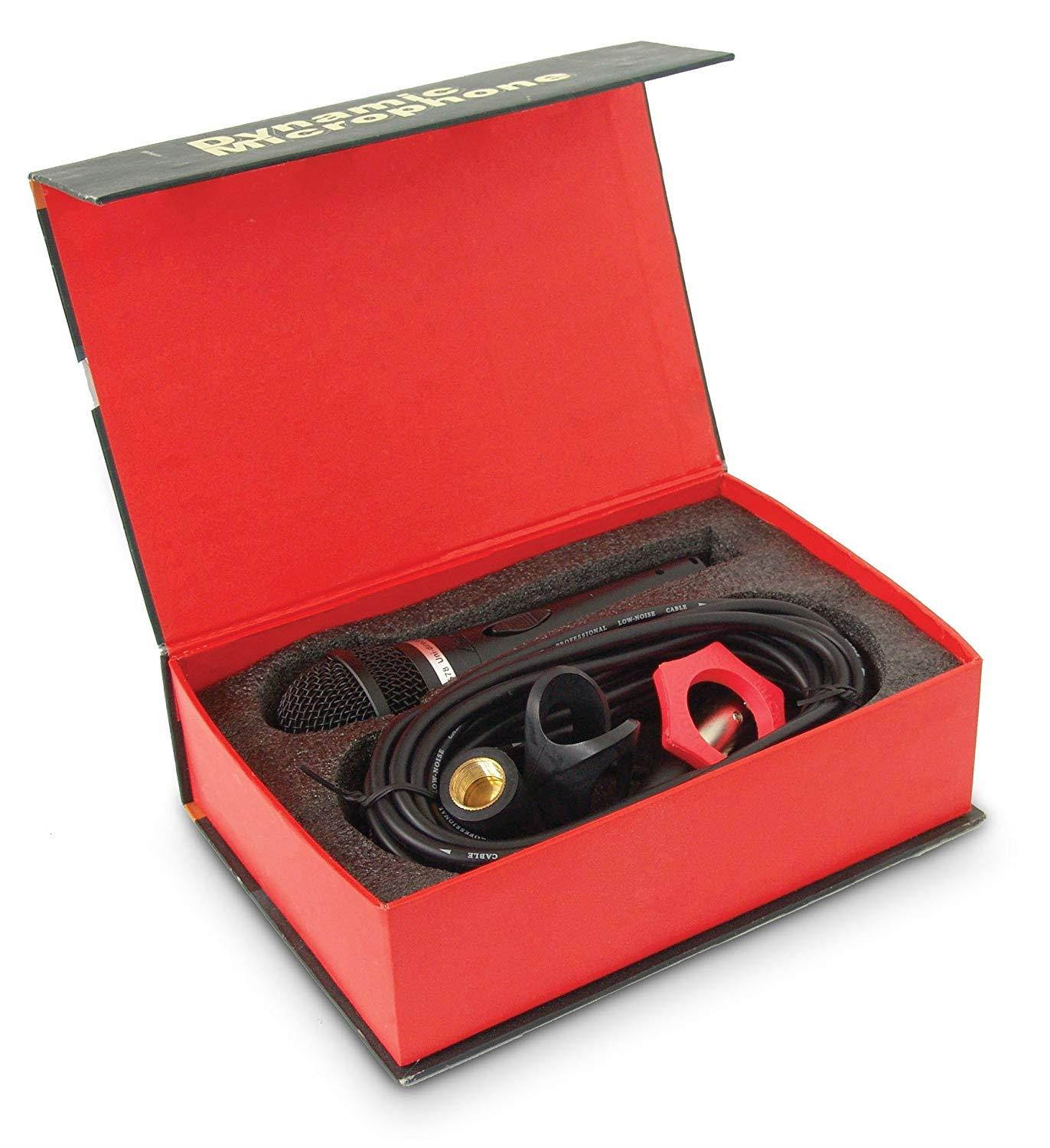 NOVIK NEO FNK 30 Professional Dynamic Microphone with Cardioid Polar Pattern & Cable, Unidirectional, Connector XLR, Body Metal, Cable: 15' 4.5m