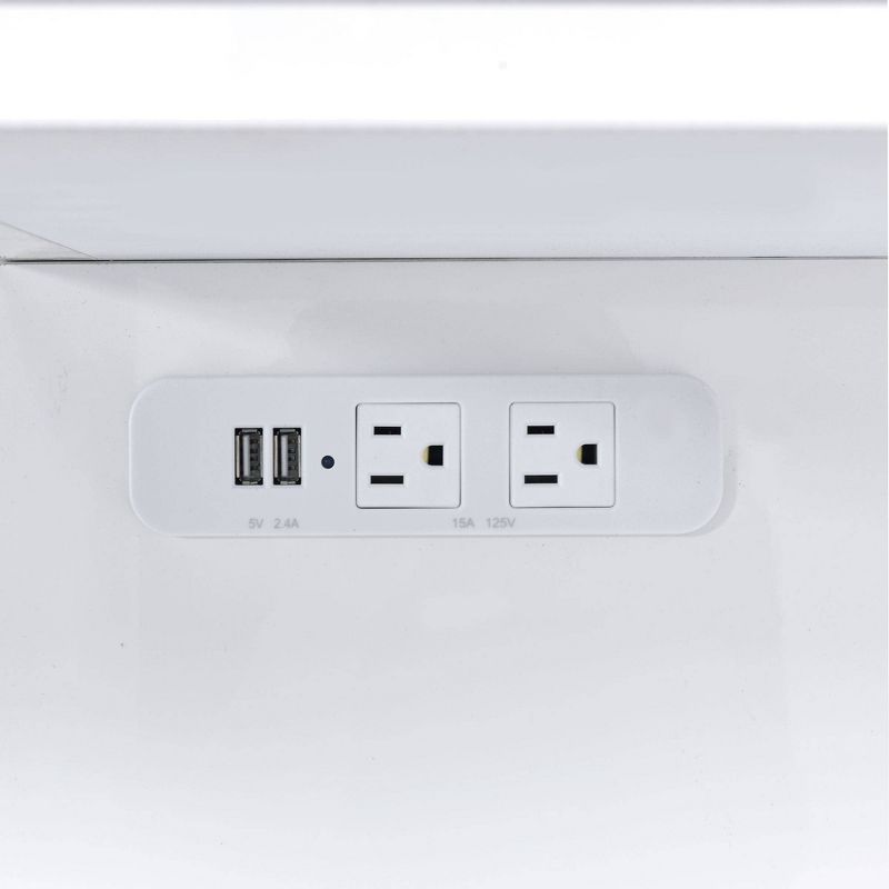 Salisbury Vanity w/Mirror White - Chique