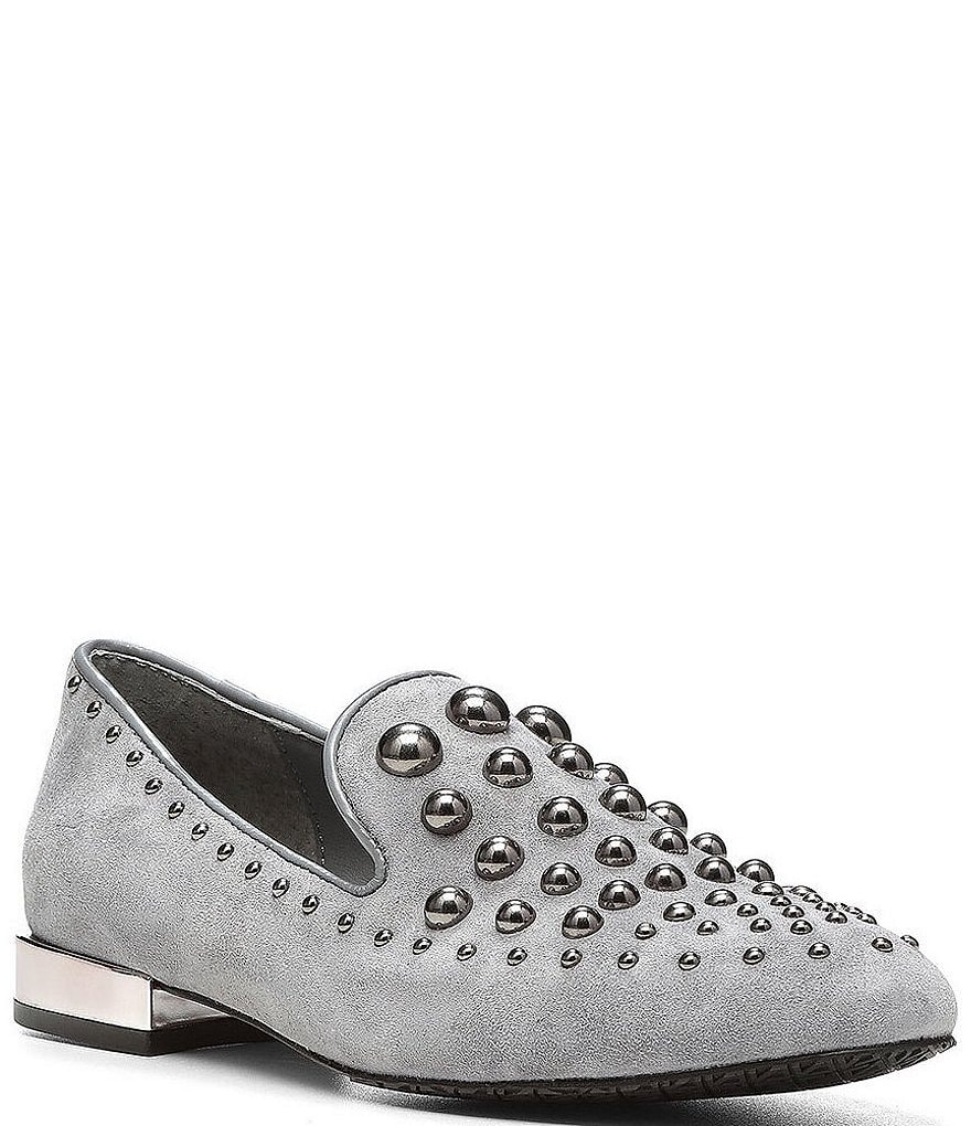Donald Pliner Rehbel2 Suede Studded Loafers