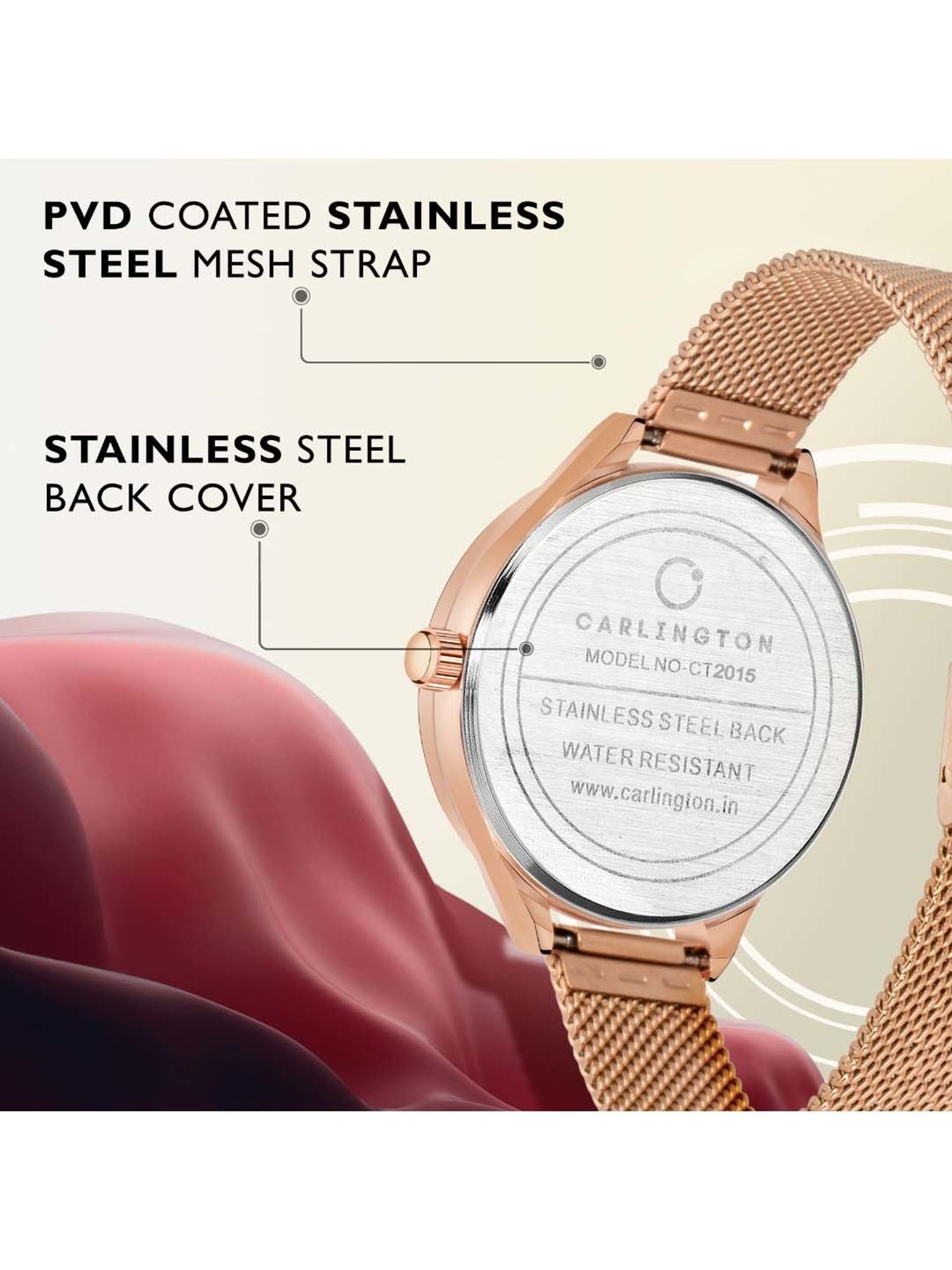 CARLINGTON CT 2015 Analog Watch for Women