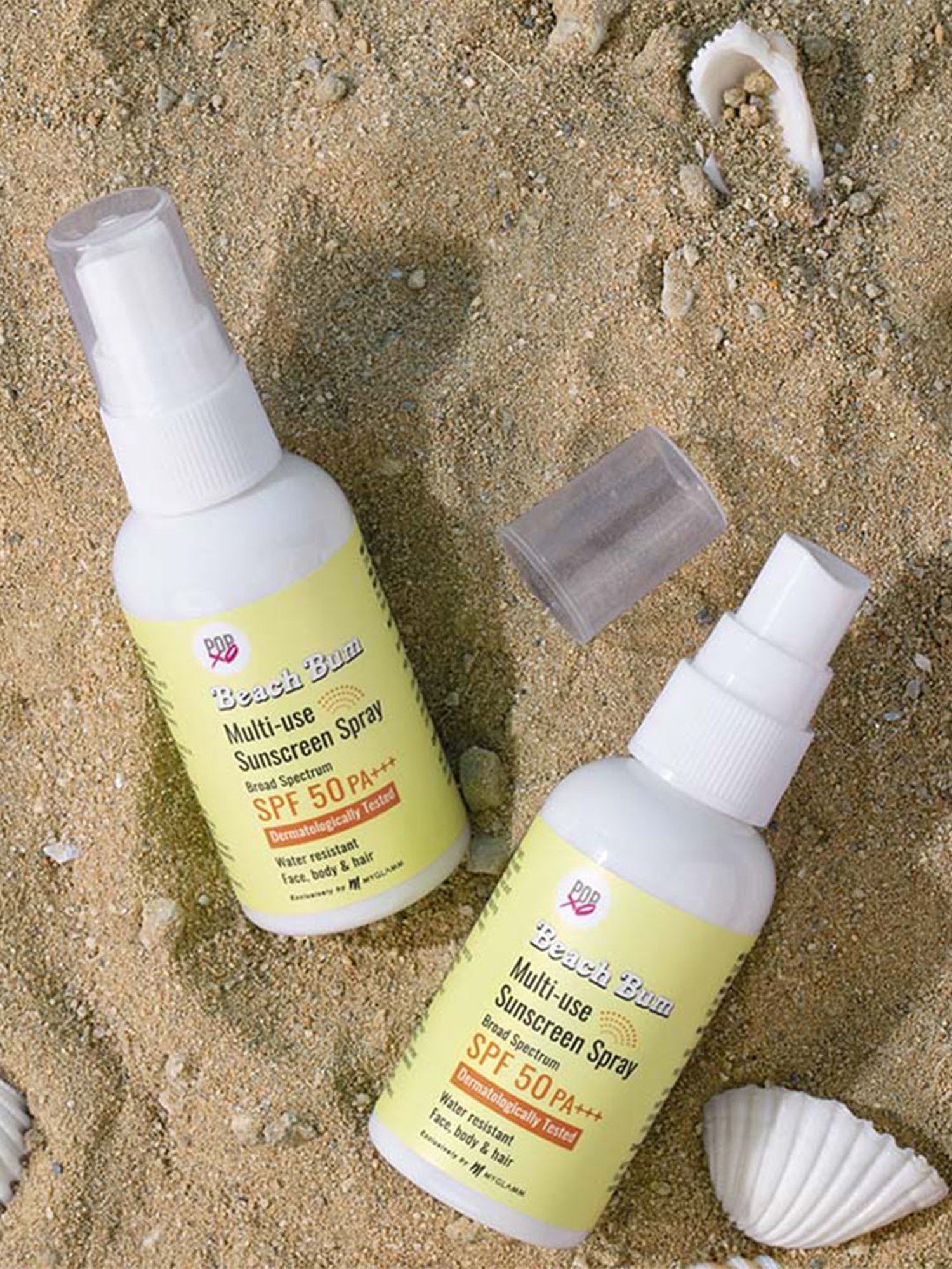 MyGlamm POPxo Beach Bum Multi-Use Sunscreen Spray SPF 50 - 50 gm