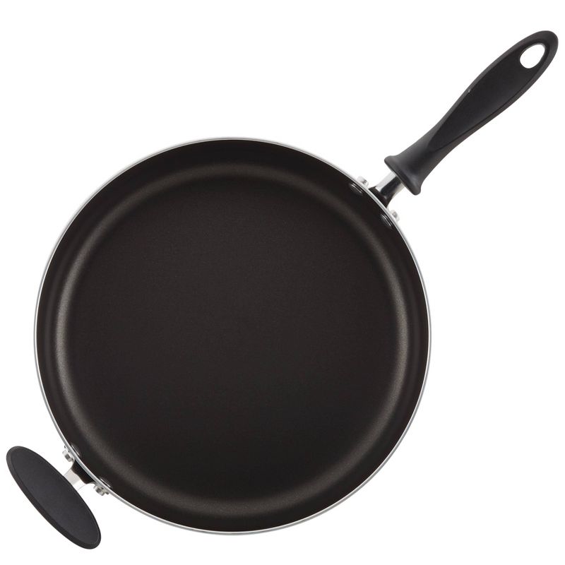 Farberware Reliance 6qt Covered Saute Pan with Helper Handle Black