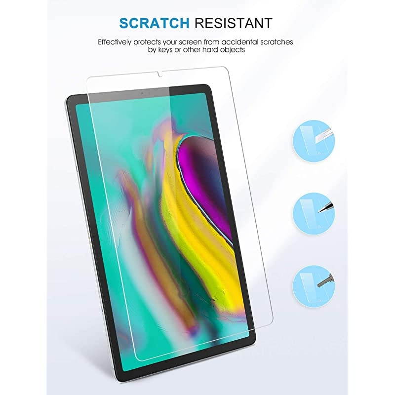 2Pack Galaxy Tab S5e Tab S6 Screen Protector  Tempered Glass Screen Protector for Samsung Galaxy Tab S5e Tab S6 105 Inch with High ResponseScratch Resistant
