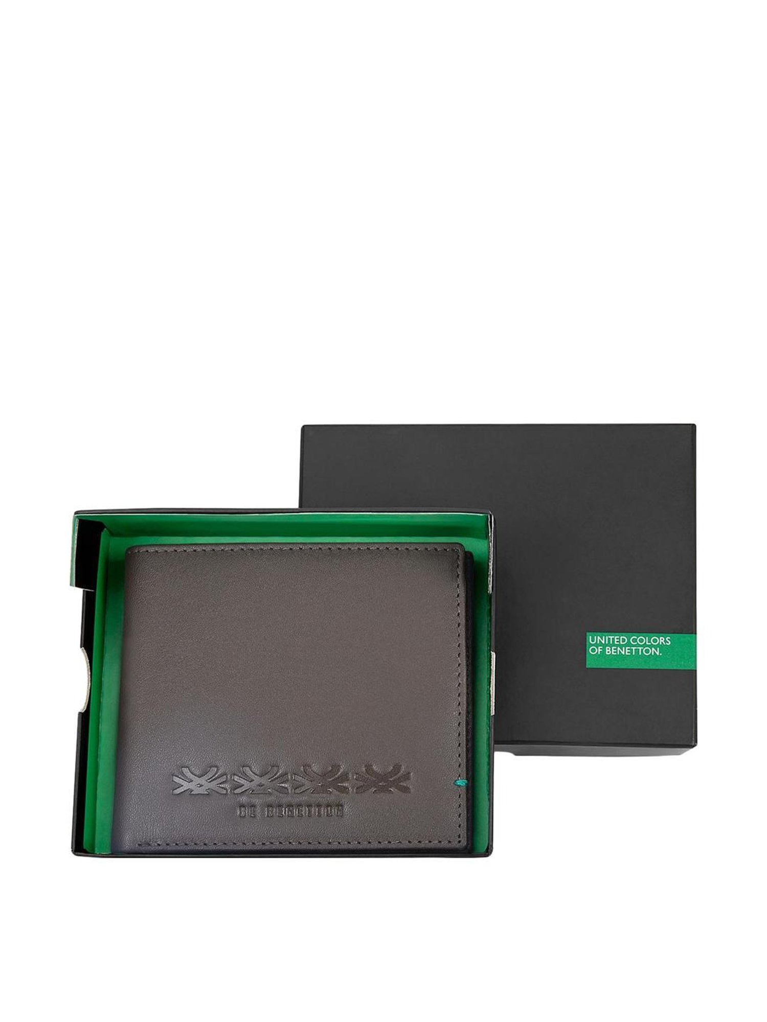 THE HOLISTIK Revival Black & Maroon Casual Leather Bi-Fold Wallet for Men