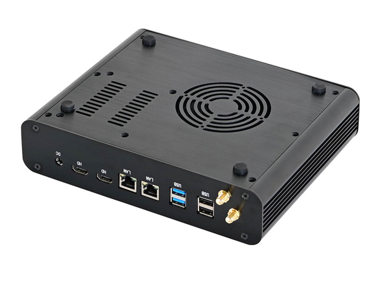 Mini PC Intel Core i5 1035G4 2*RAM Slots Max 64GB DDR4 RAM Gaming Desktop Computer 2*HDMI2.0 2*LAN 8*USB 32GB Ram 1TB SSD Windows 10 Pro