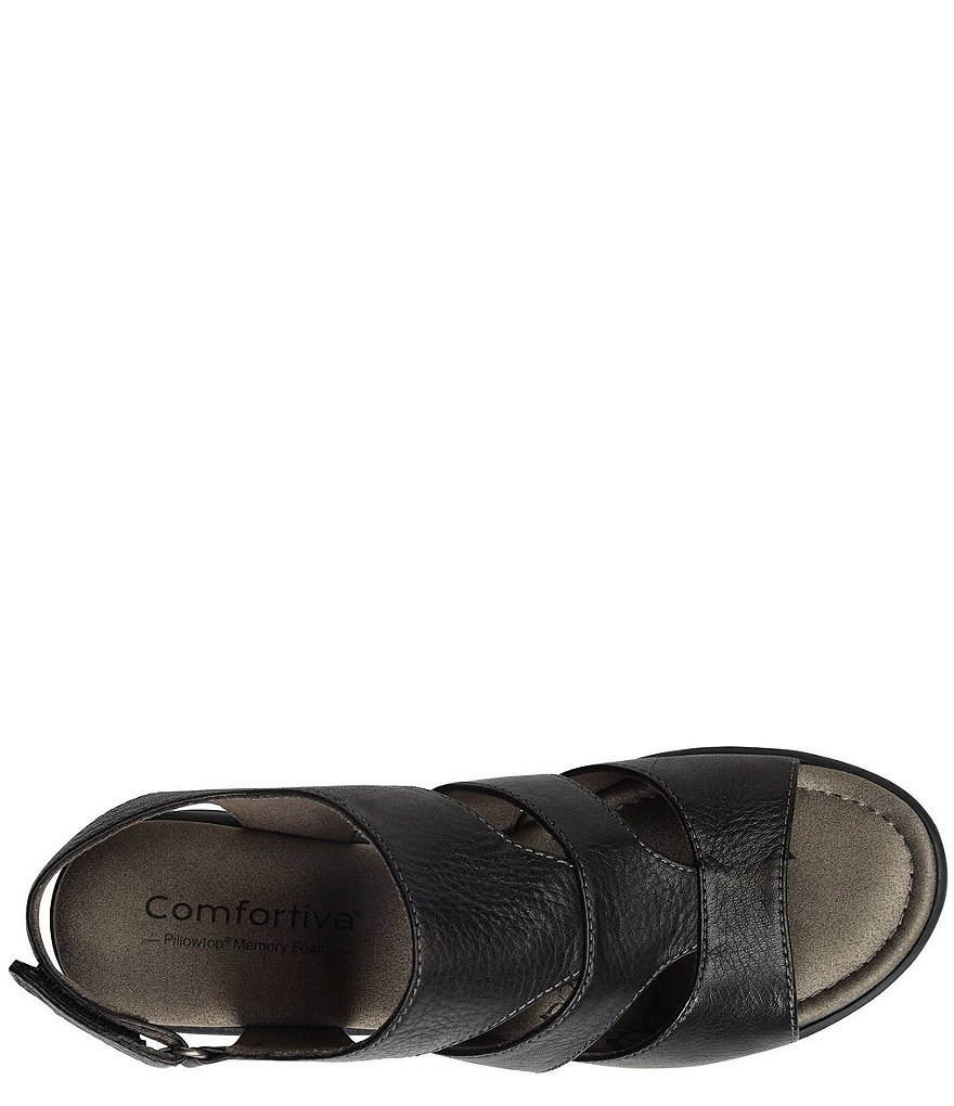 Comfortiva Parma Banded Leather Sandals