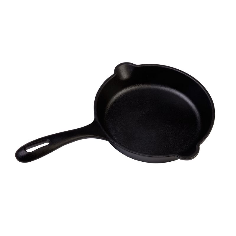 Victoria Small Preseasoned Cast Iron Egg Skillet and Tapas Pan - 6.5"
