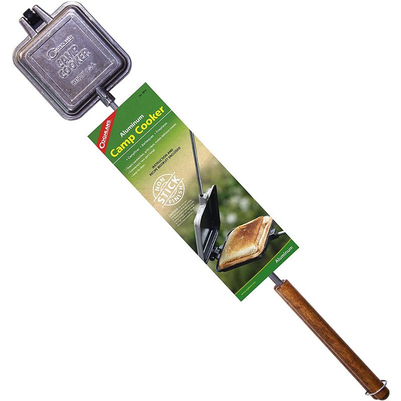 Coghlan's Aluminum Camp Cooker, Non-Stick, Camping Meat Griller Sandwich Toaster