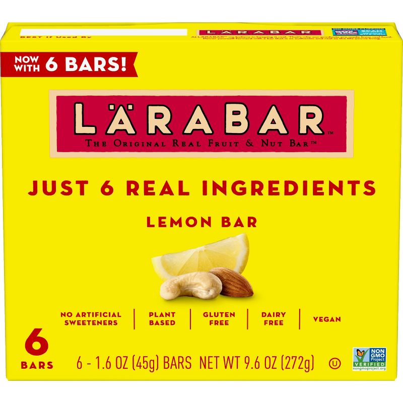 Larabar Lemon Bar Protein Bar - 9.6oz/6ct
