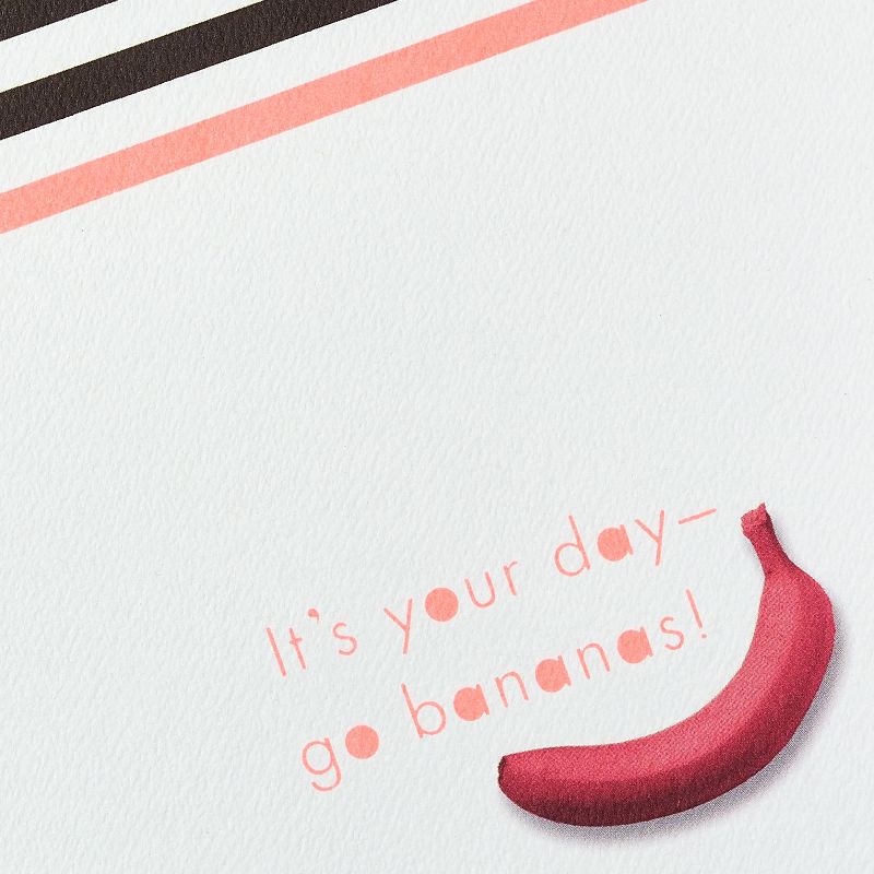 Banana Strip Birthday Card