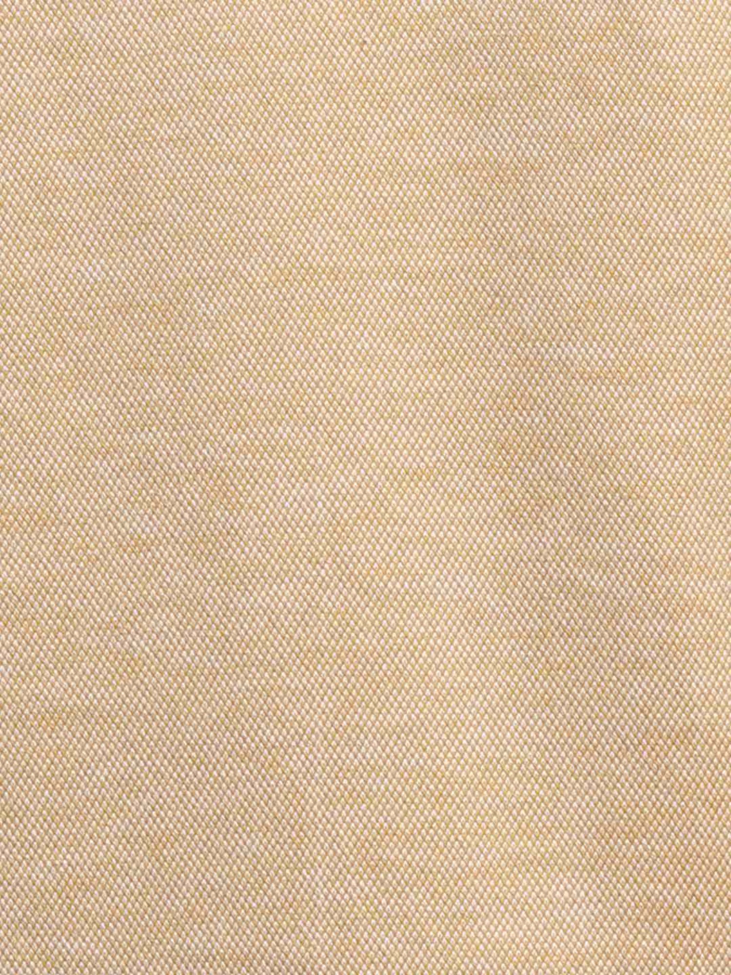 ColorPlus Yellow Cotton Regular Fit Polo T-Shirt