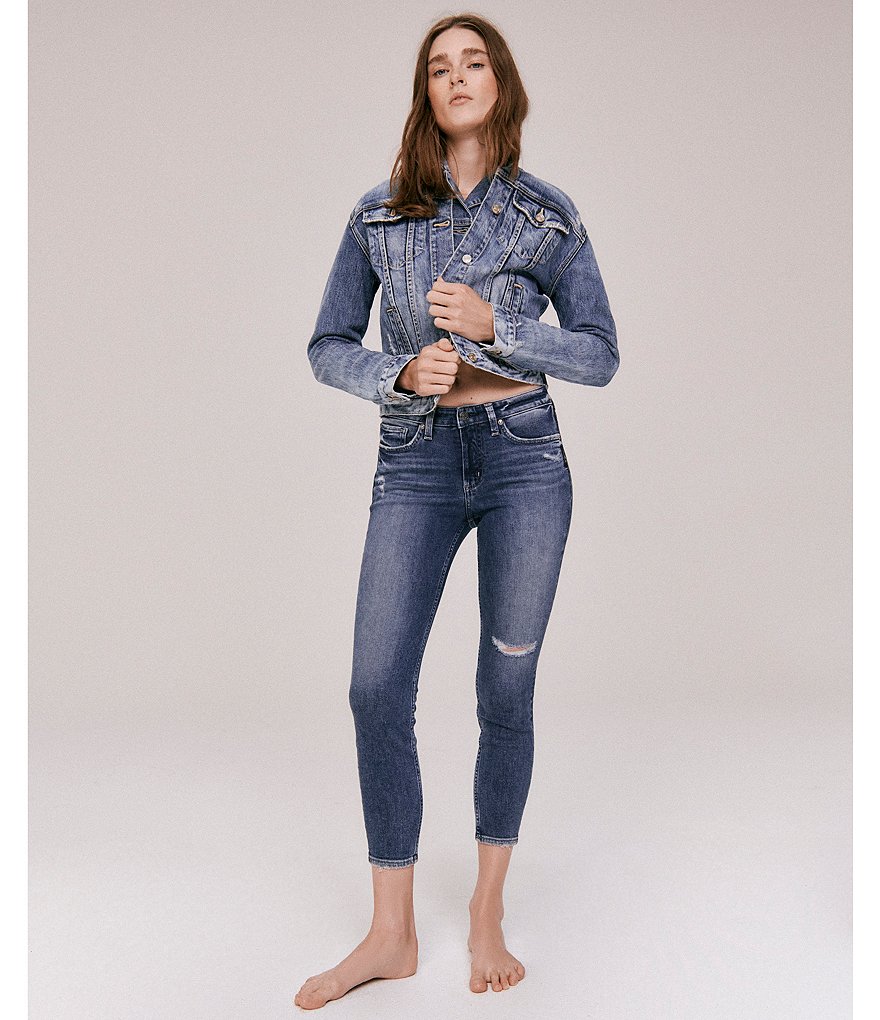 Celebrity Pink Destructed Mom Jeans