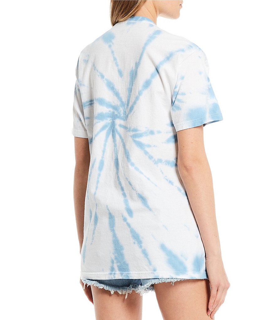 Junk Food Tie Dye AC/DC Short Sleeve Graphic Tee