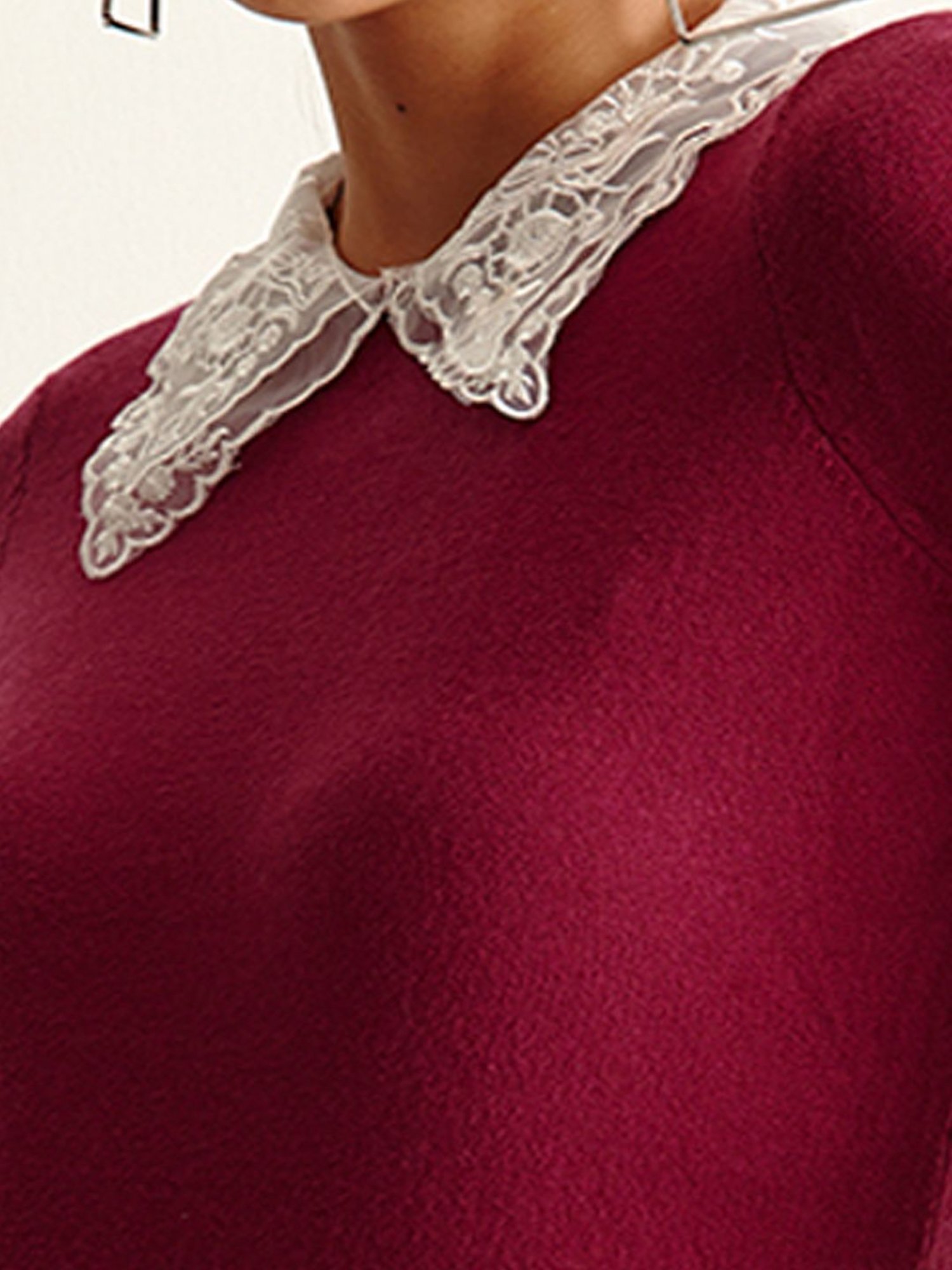 Cover Story Wine Regular Fit Pullover