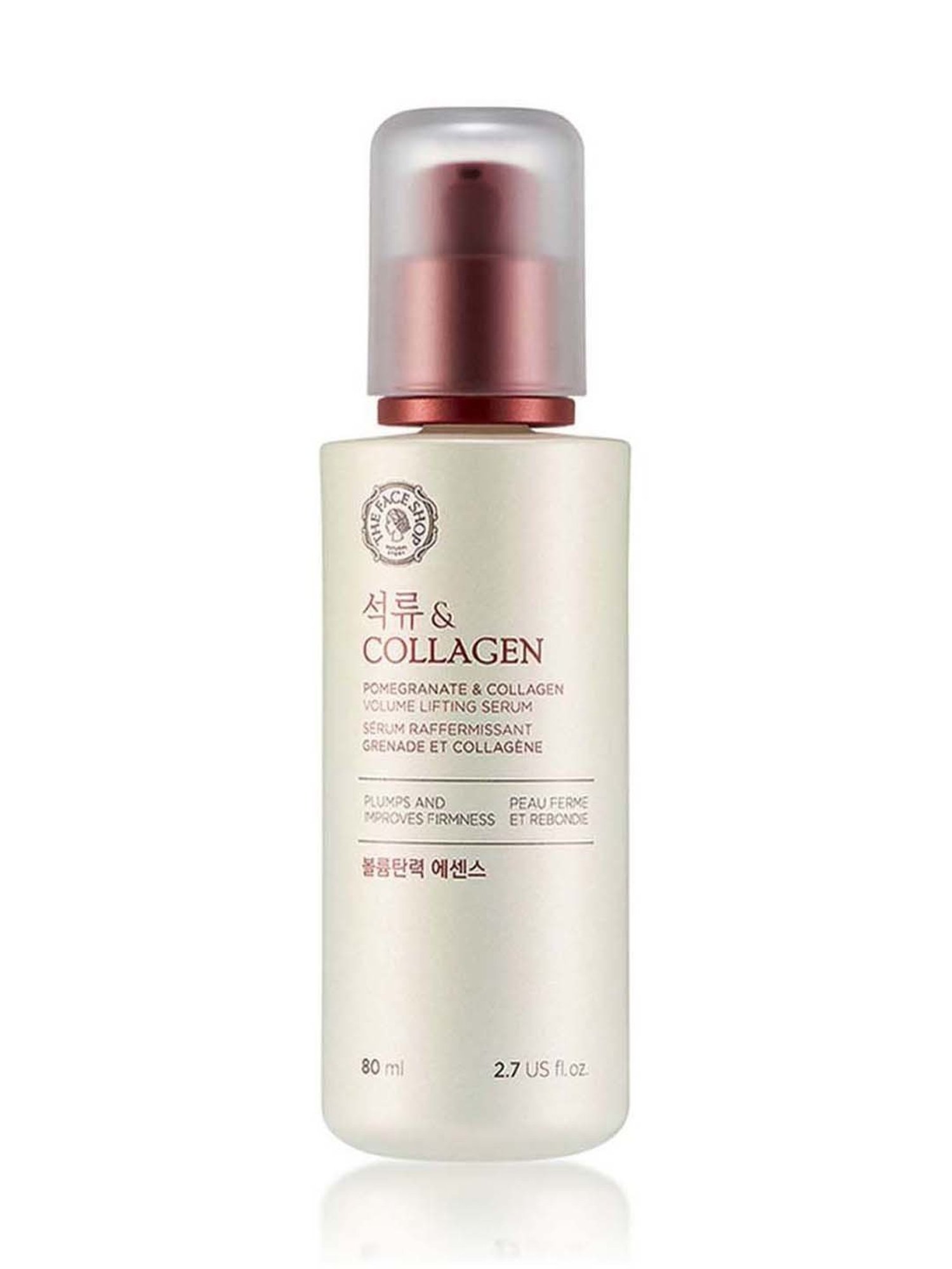The Face Shop Pomegranate & Collagen Volume Lifting Serum with Hyaluronic Acid - 80 ml