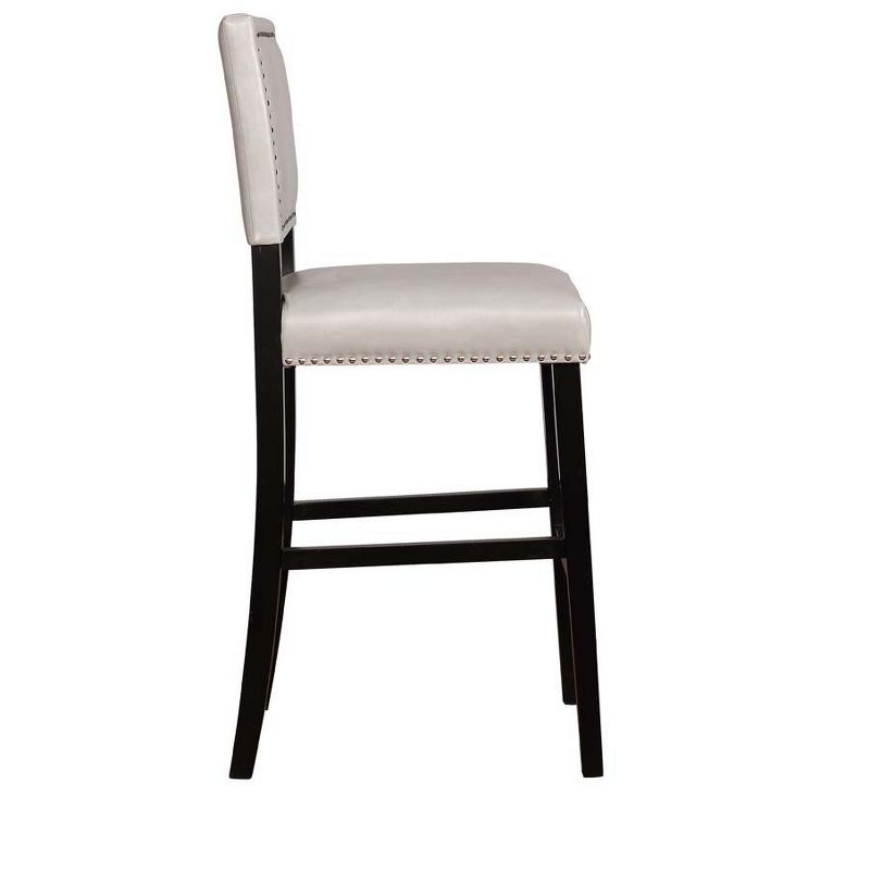 Linon Blake Dove Gray Bar Stool