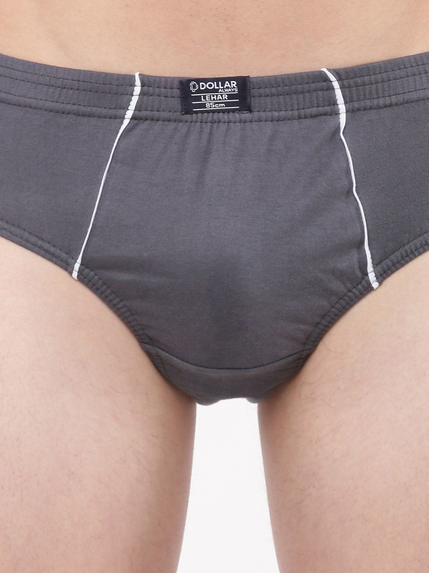 Dollar Lehar Assorted Cotton Regular Fit Briefs - Pack Of 6