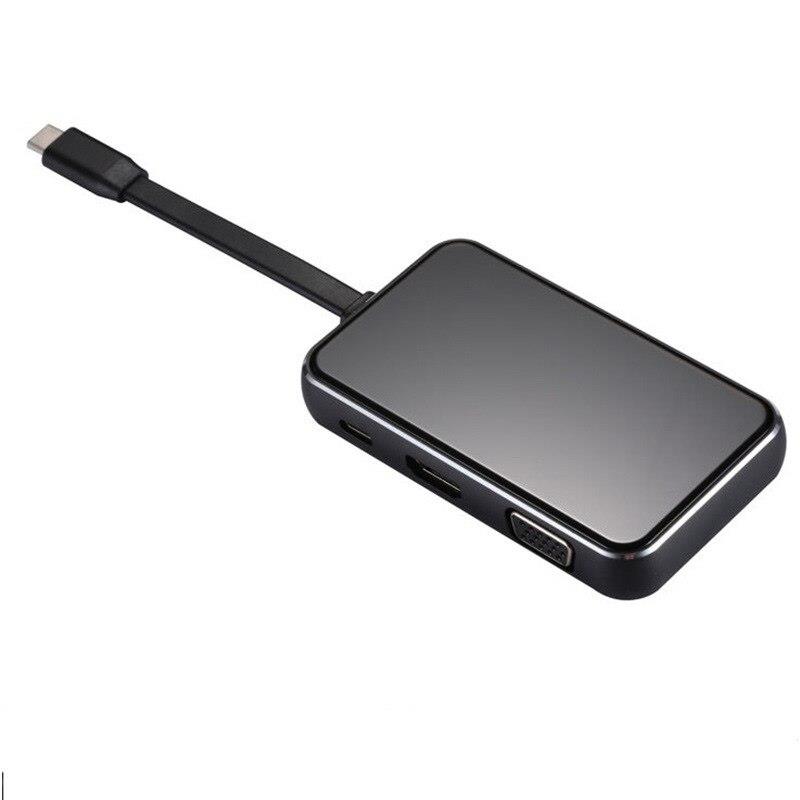 MiniDP Video Dock with USB 30 LAN Hub Black Mini DisplayPort to HDMI or DisplayPort 2port USB hub with 1 Gigabit Ethernet port for Macbooks Surface Pros and DellAsusLenovoHP Laptops JUH30412S1