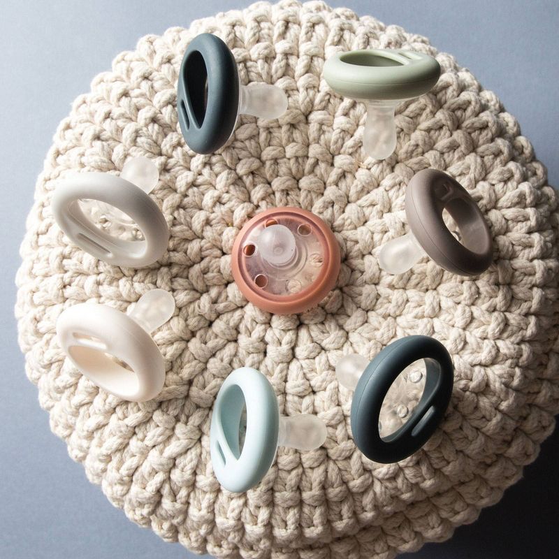 Tommee Tippee 2pk Breast Like Soother 6-10 Months - Cedar/Slate