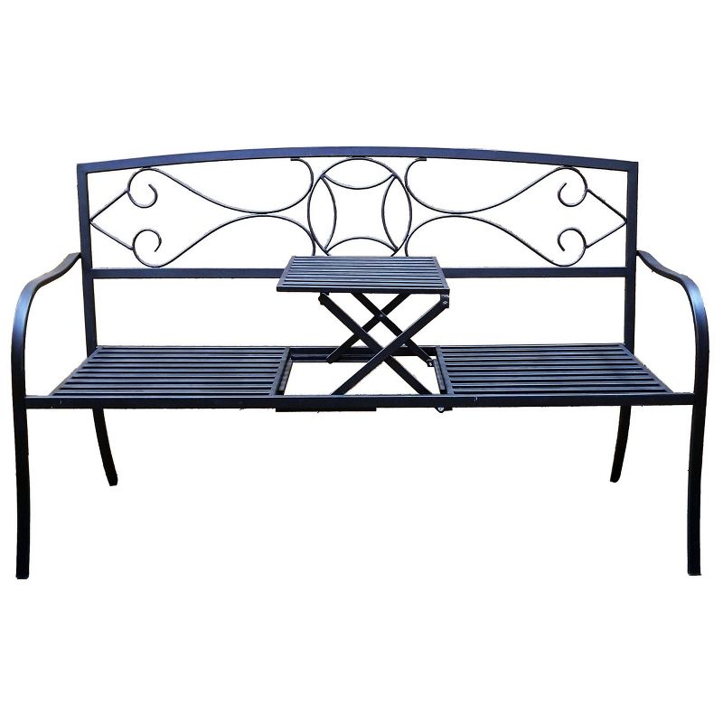 Sunnydaze Outdoor Meranti Wood with Teak Oil Finish Wooden Garden Planter Box Bench Seat - 68" - Brown