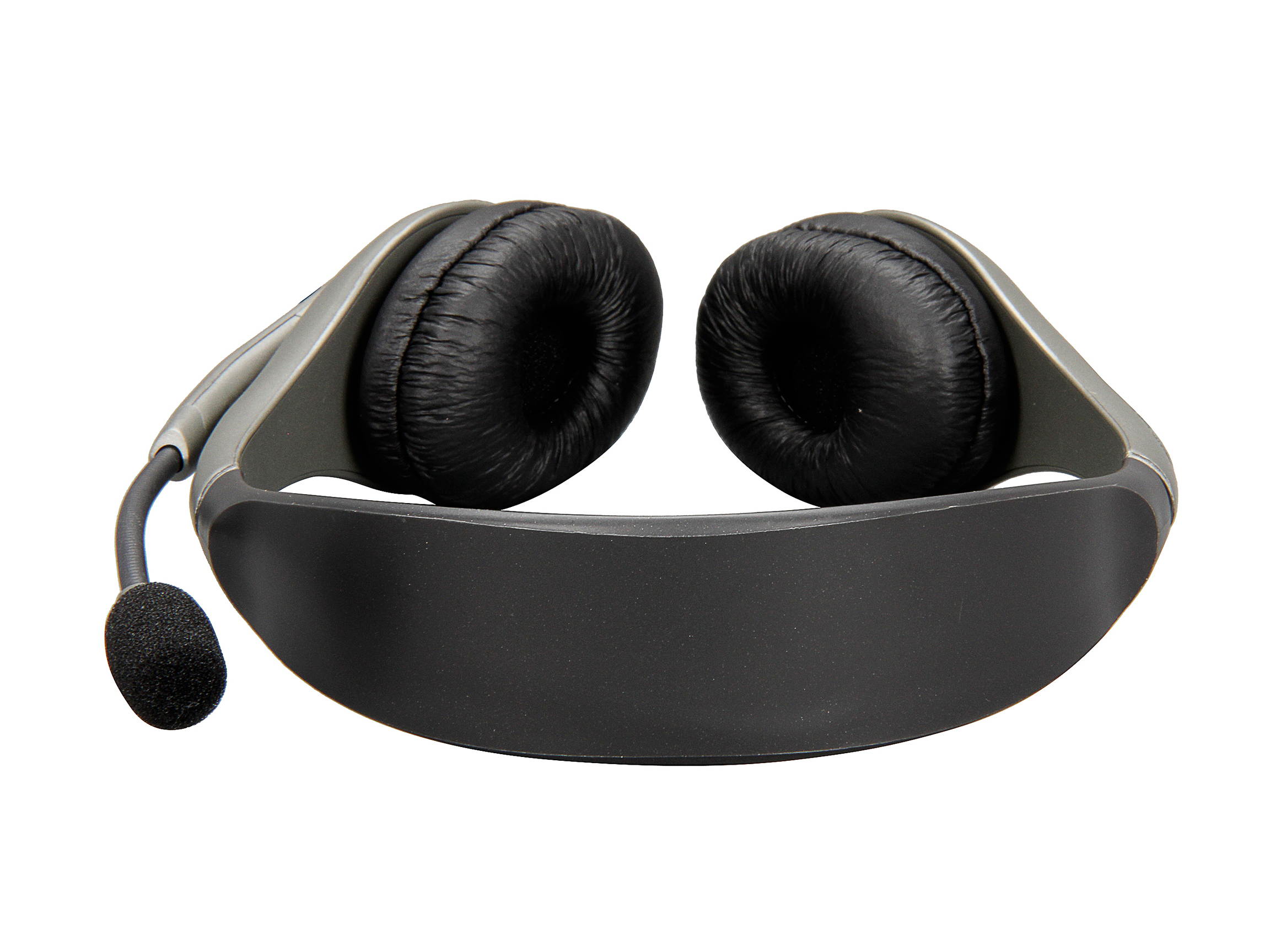 Cyber Acoustics AC851B Circumaural Stereo Headset & Boom Mic