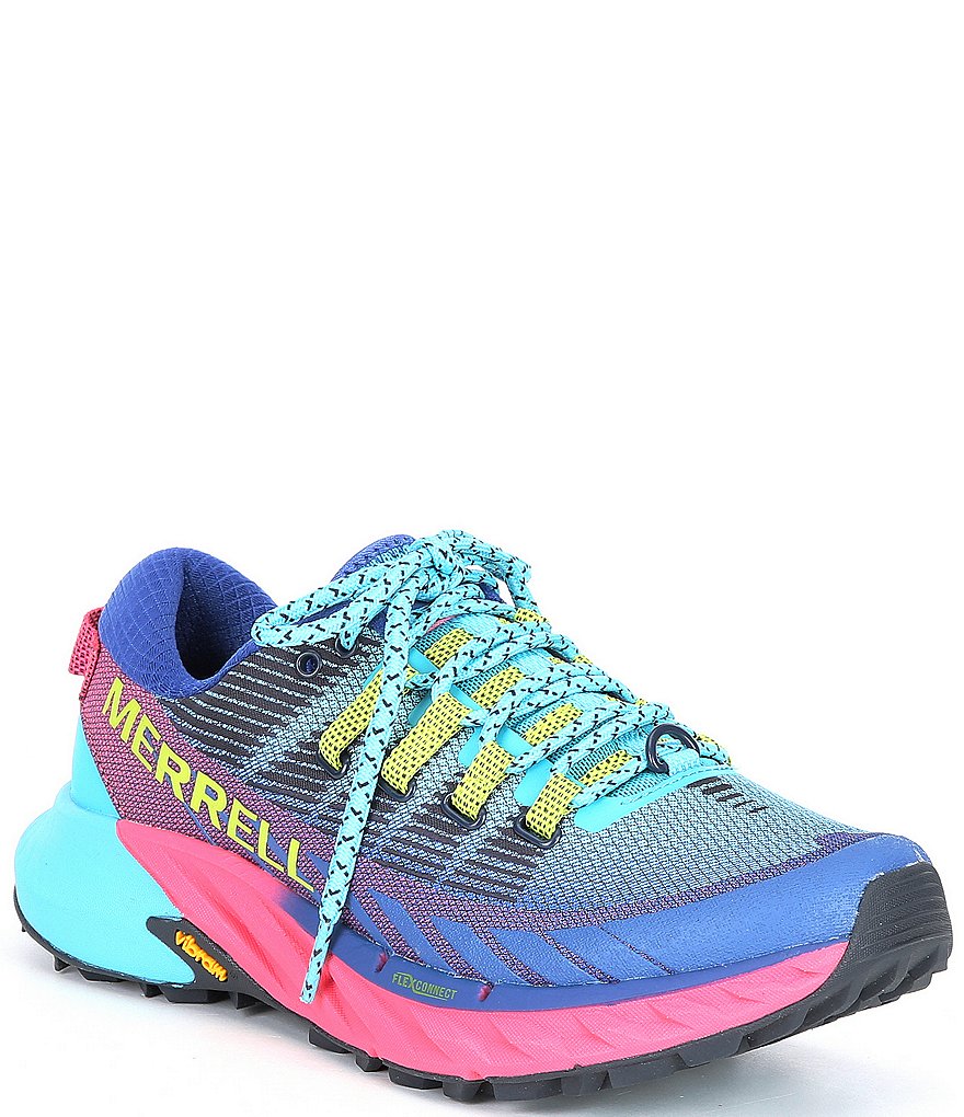 Merrell Women's Agility Peak 4 Rainbow Lace-Up Trail Runners