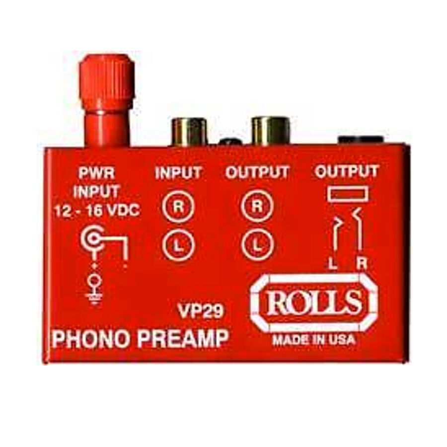 Rolls VP29 2" x 3.3" x 1.5" Phono Preamplifier
