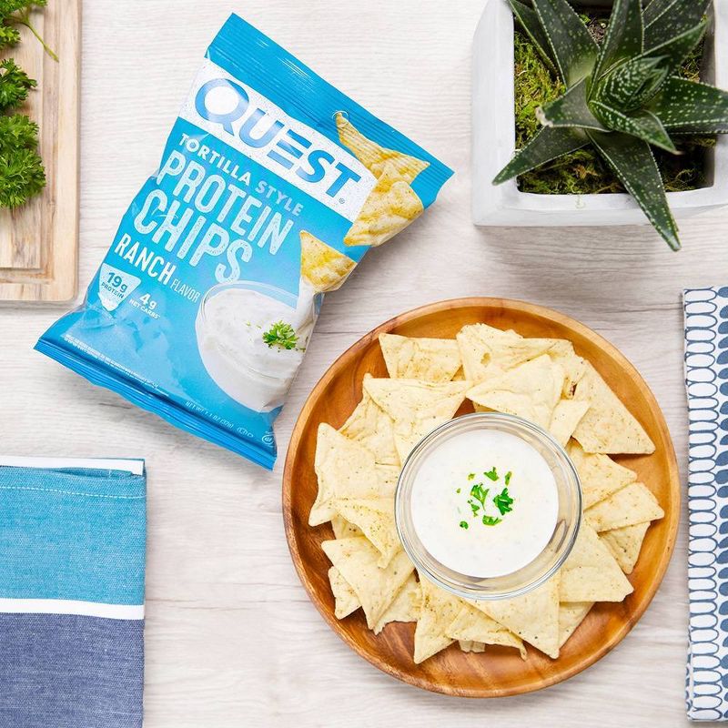 Quest Tortilla Style Protein Chips - Ranch - 4ct/4.5oz