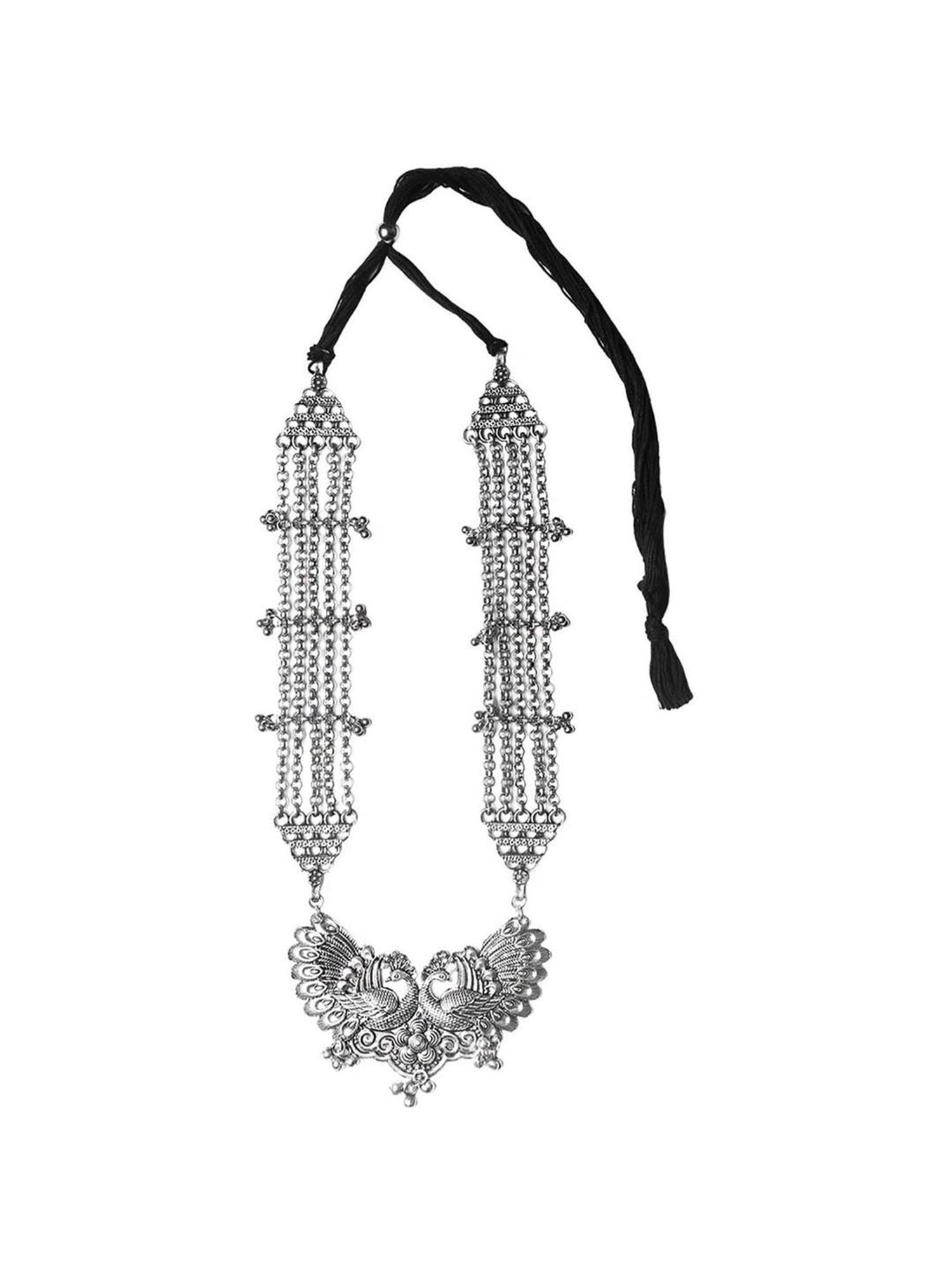 Teejh Pitara Collection Lashika Oxidized Jewellery Set
