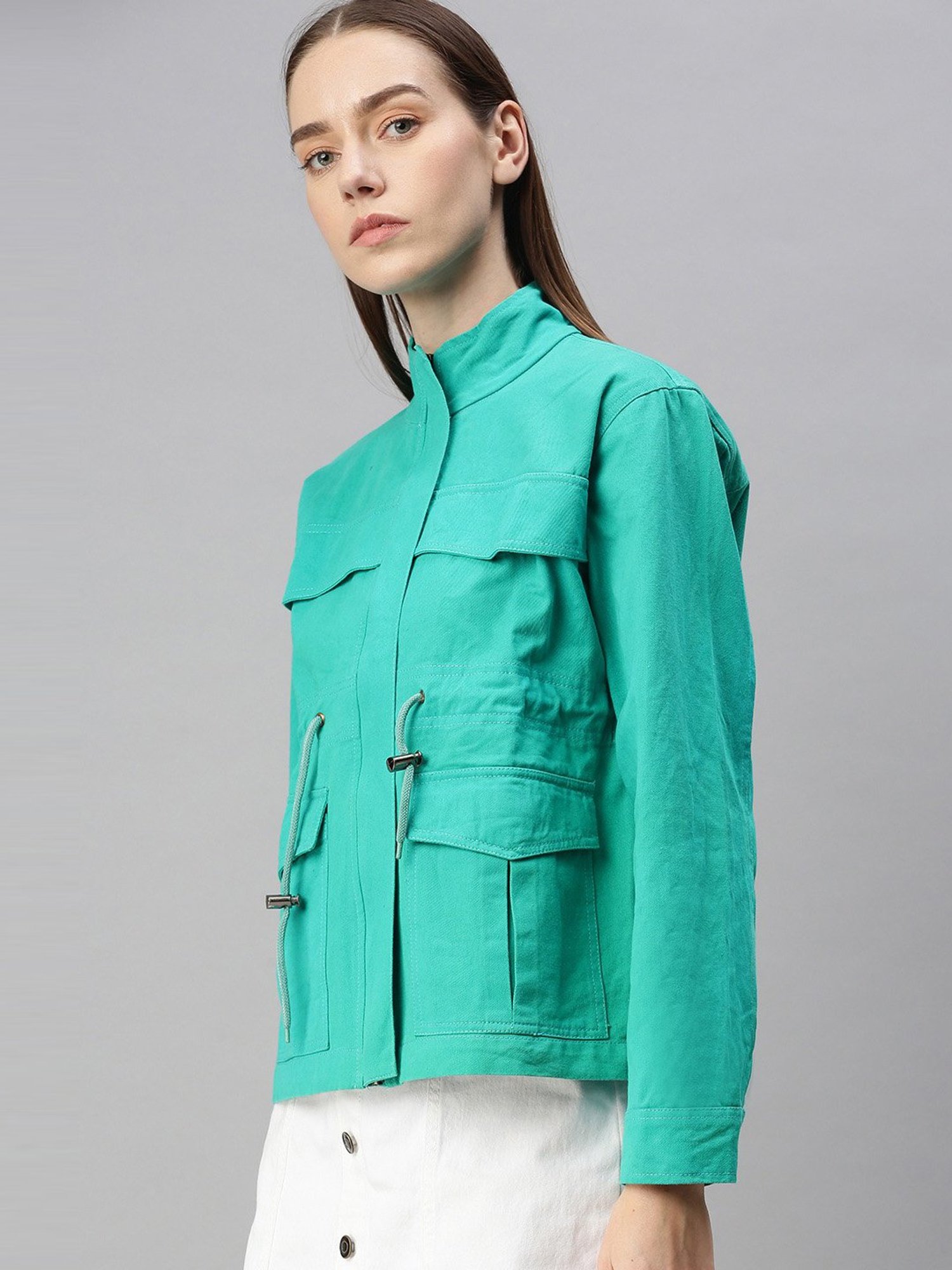 VOXATI Blue Regular Fit Jacket