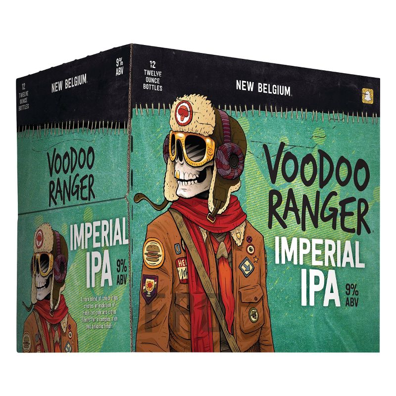 New Belgium Voodoo Ranger Imperial IPA Beer - 12pk/12 fl oz Bottles