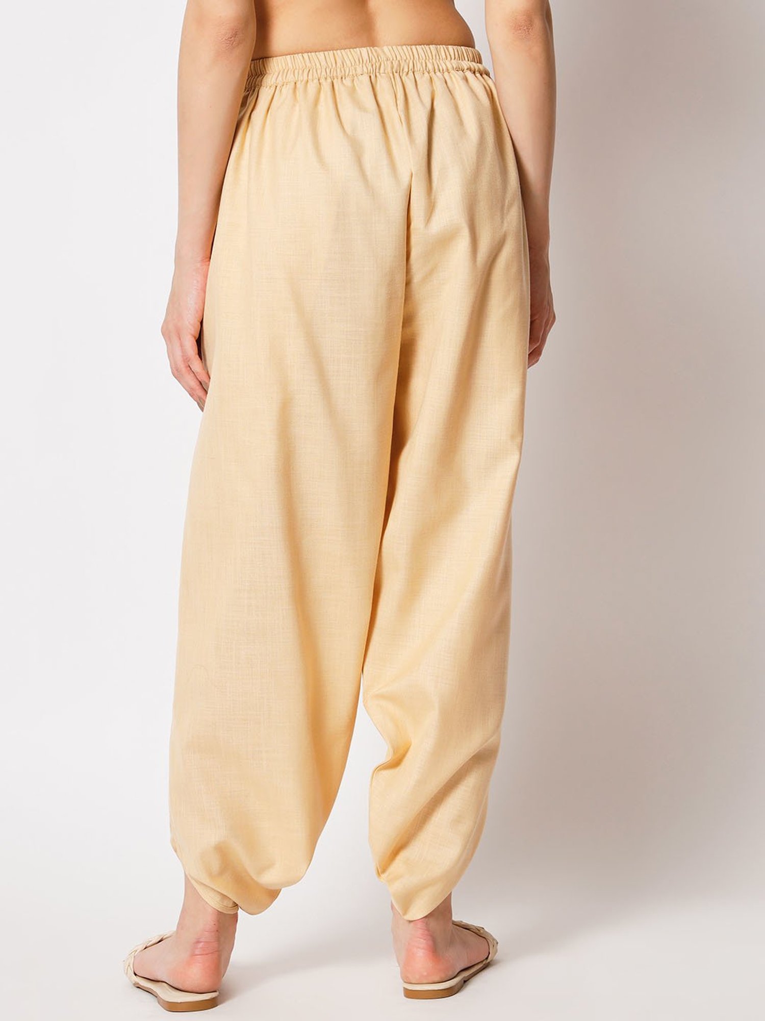 9rasa Beige Dhoti Pants