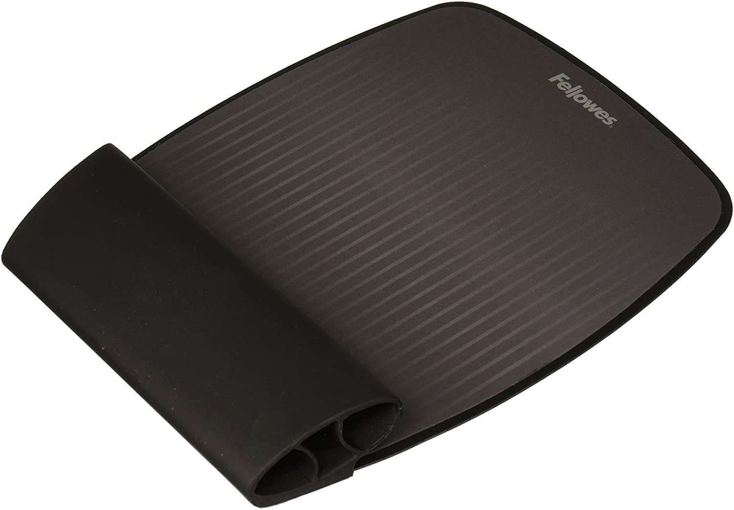 Fellowes I-Spire Series Wrist Rocker, Mouse Pad with Rocking Motion Support, Black/Gray (9472901)