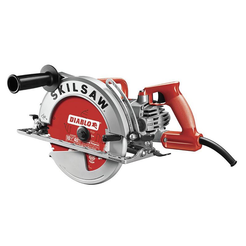 SKILSAW SPT70WM-72 Sawsquatch 15 Amp 10-1/4 in. Magnesium Worm Drive Circular Saw with Twist Lock