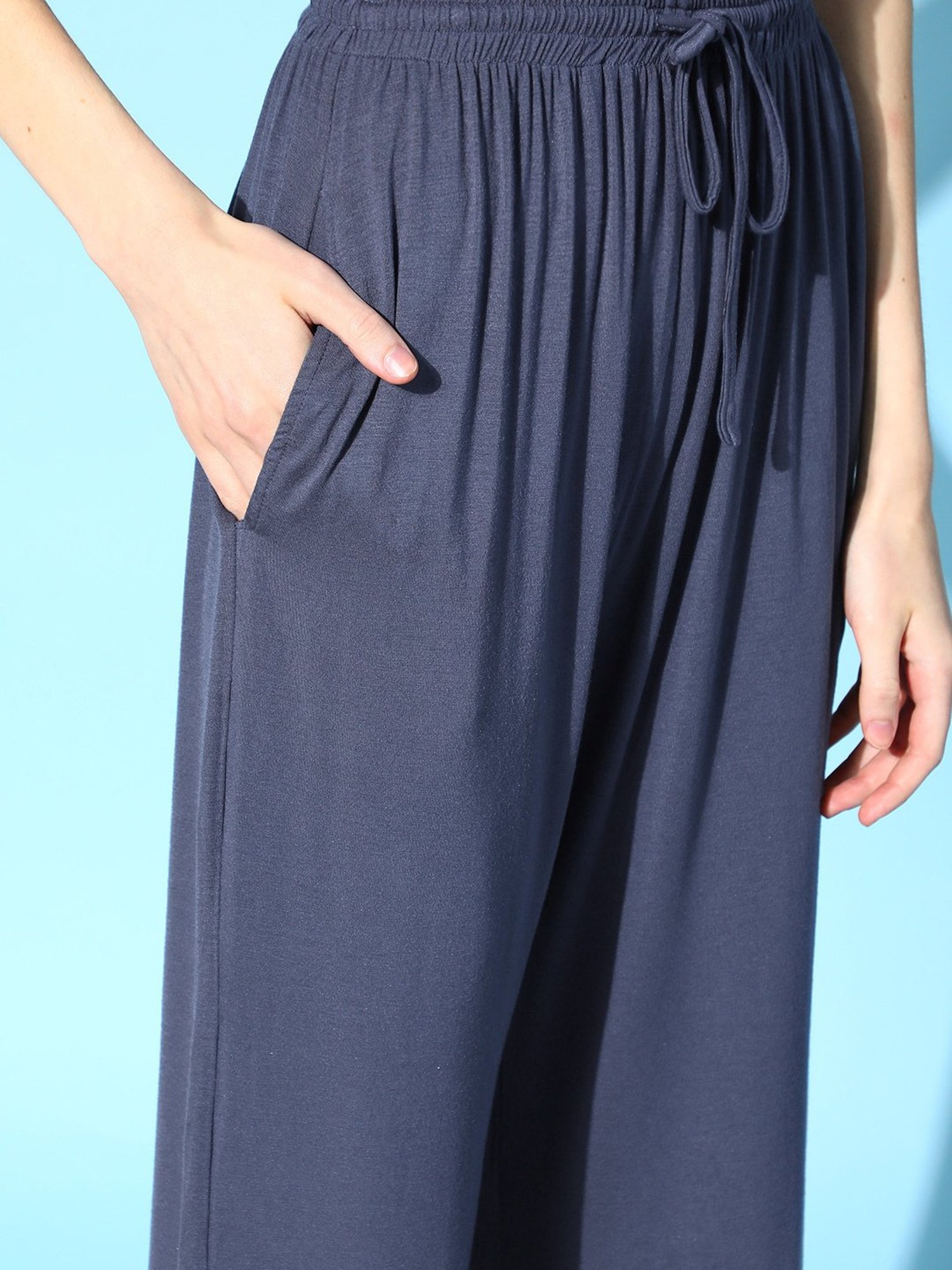 Da Intimo Blue Three Pieces Loungewear Set