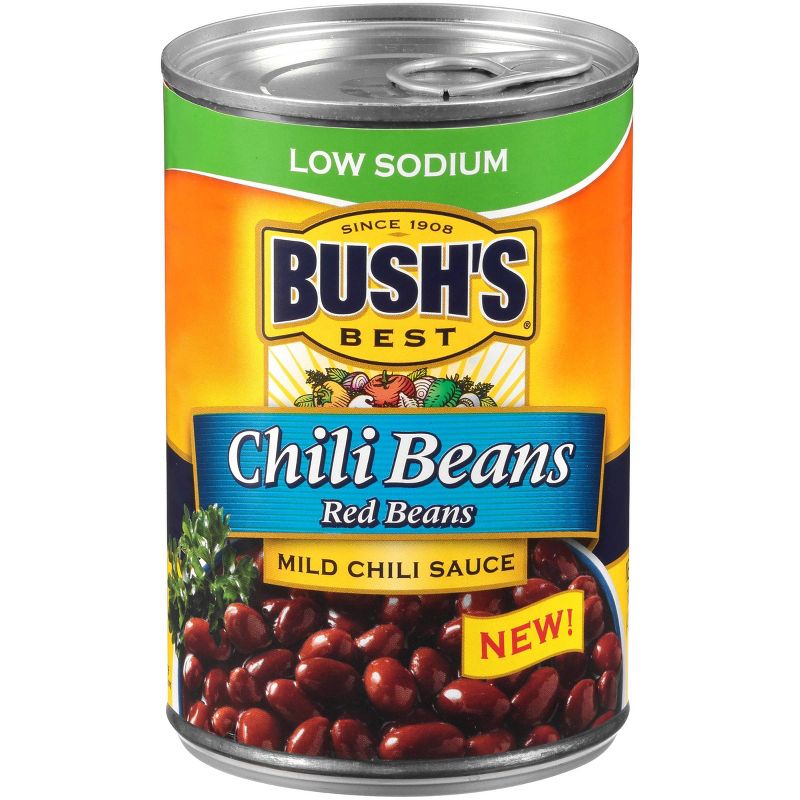 Bush's Low Sodium Mild Chili Beans - 15oz