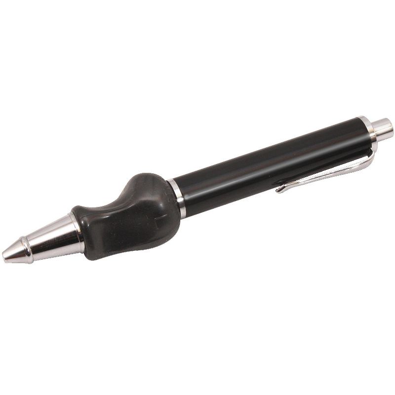 The Pencil Grip Inc Heavyweight Pen with Grip, Black