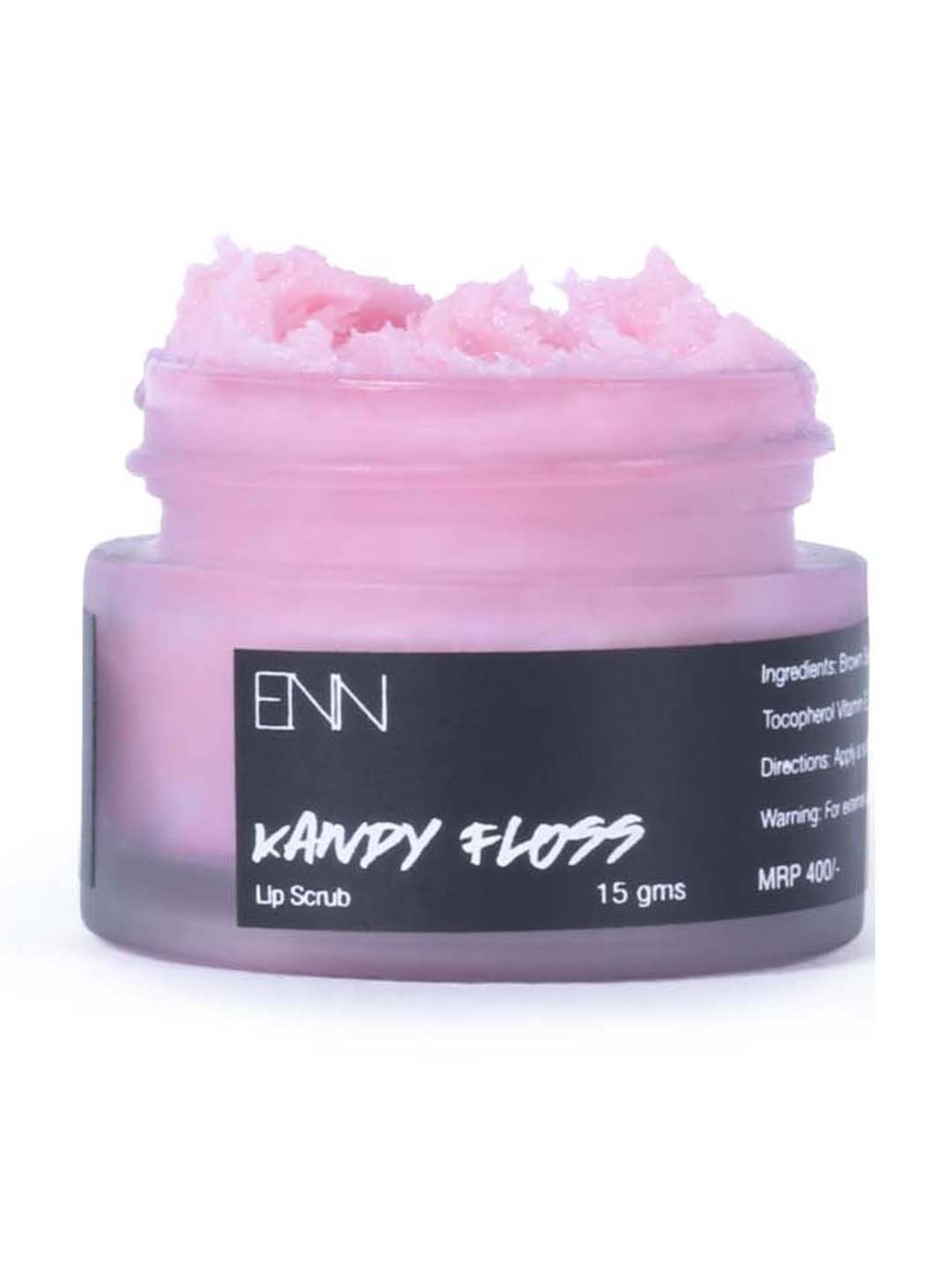 ENN Sugar Rush Nourishing Lip Scrub with Pomegranate & Vitamin E - 6 gm